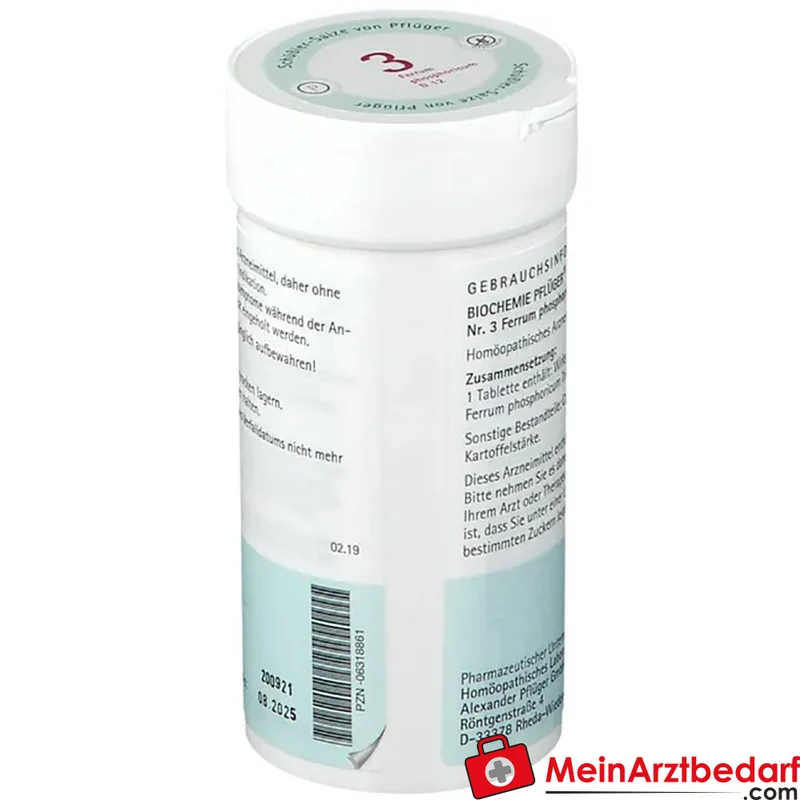 Biochemie Pflüger Nr. 3 Ferrum phosphoricum D12 Tabletten 400 Stück