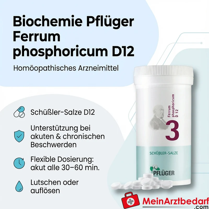Biochemie Pflüger Nr. 3 Ferrum phosphoricum D12 Tabletten 400 Stück