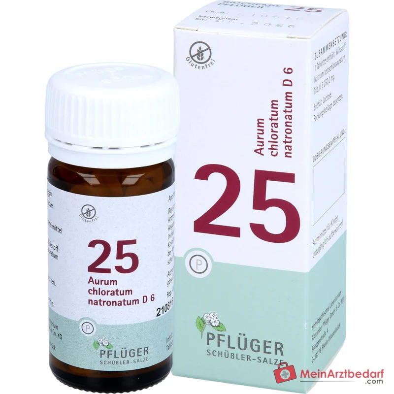 Biochemie Pflüger Aurum chloratum natronatum D6 Tabletten 250 mg, 100 St