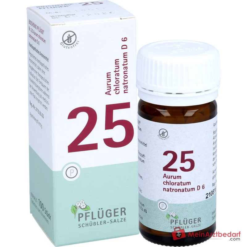 Biochemie Pflüger Aurum chloratum natronatum D6 Tabletten 250 mg, 100 St