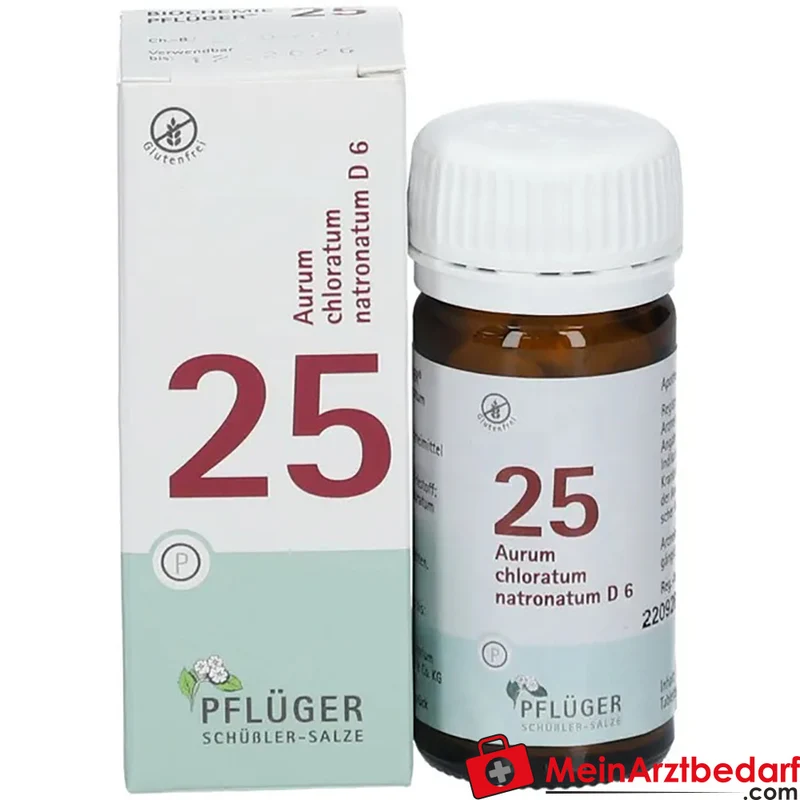 Biochemie Pflüger Aurum chloratum natronatum D6 Tabletten 250 mg, 100 St