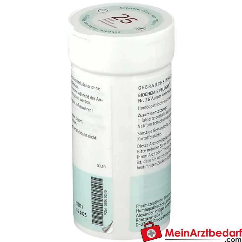 Biochemie Pflüger Aurum chloratum natronatum D6 Tabletten 250 mg, 100 St