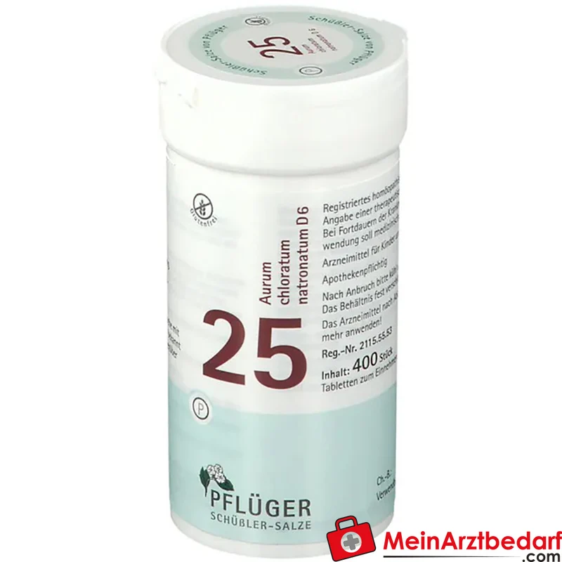Biochemie Pflüger Aurum chloratum natronatum D6 Tabletten 250 mg, 100 St