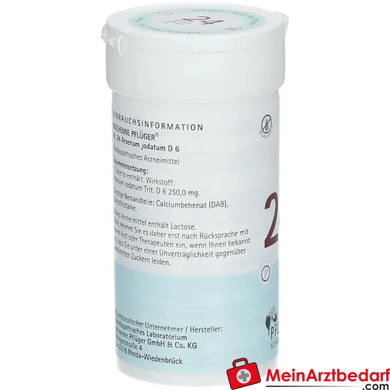 Biochemie Pflüger Nr. 24 Arsenum iodatum D6 Tabletten 250 mg
