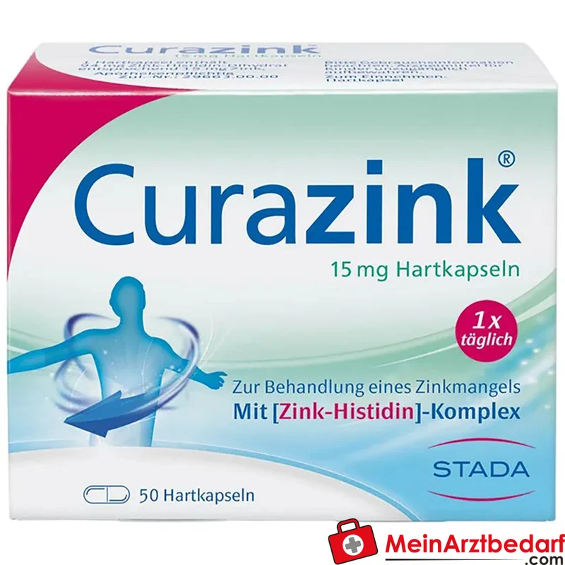 Curazink Zink hochdosiert Kapseln
