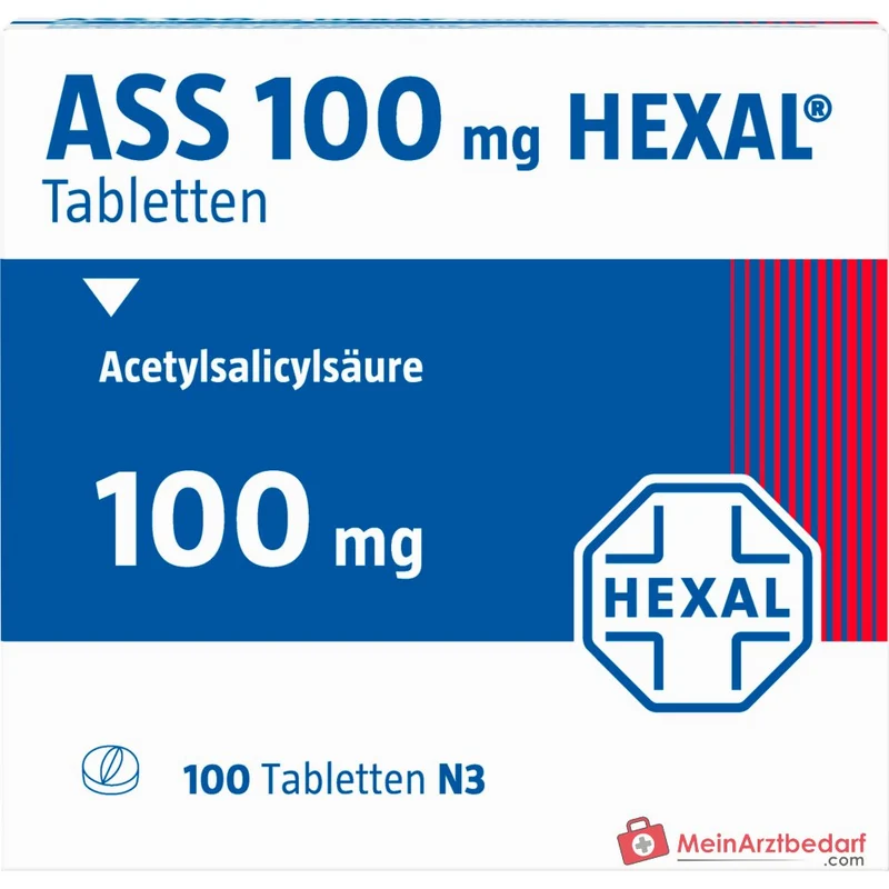 Hexal ASS 100 mg Filmtabletten, 100 St