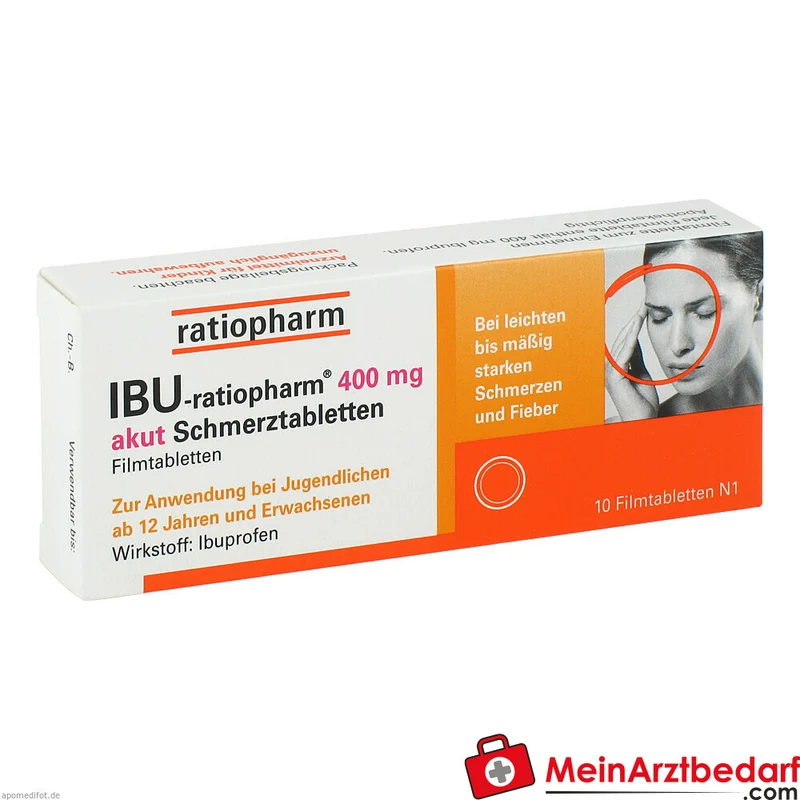 IBU-ratiopharm Ibuprofen 400 mg Schmerztabletten