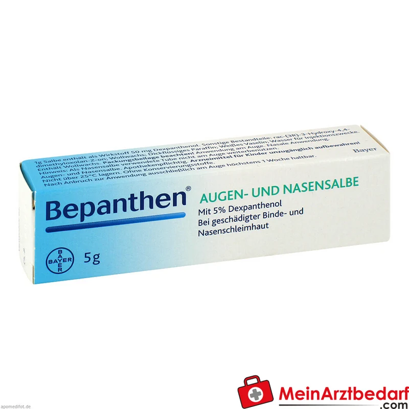 Bepanthen Dexpanthenol Augen- und Nasensalbe 5 g Tube
