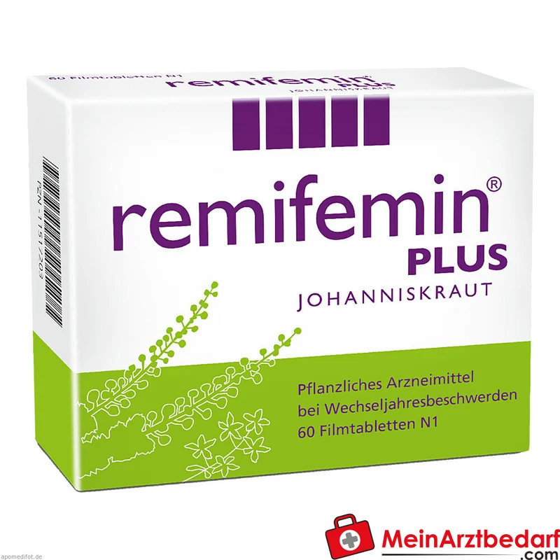 Remifemin plus Johanniskraut Tabletten, Traubensilberkerze und Johanniskraut