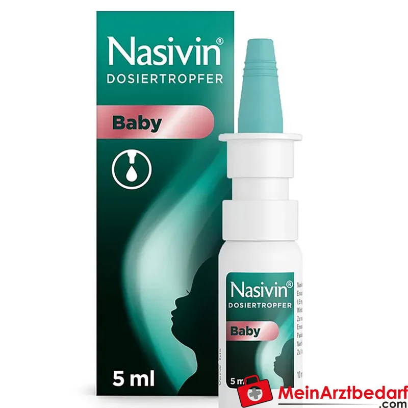 Nasivin Xylometazolin 0,05% Dosiertropfer Baby ohne Konservierungsstoffe 1 Packung
