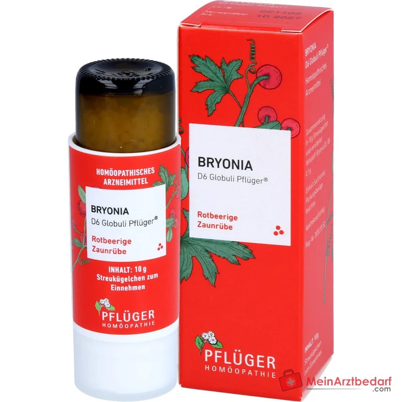 Pflüger Bryonia D6 Globuli (Bryonia Dil. D6) 10 g