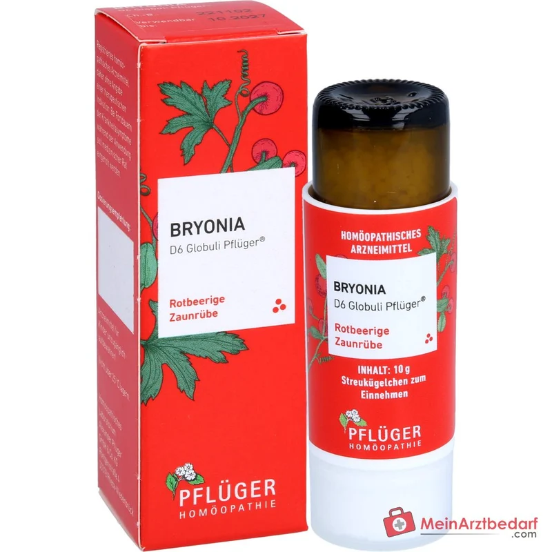 Pflüger Bryonia D6 Globuli (Bryonia Dil. D6) 10 g