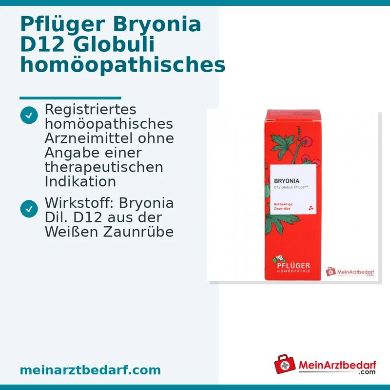 Pflüger Bryonia D12 Globuli Bryonia dil. D12 Dosierspender