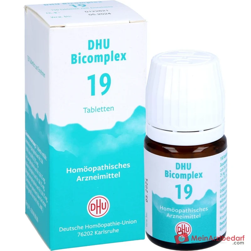 DHU Bicomplex 19 Ammonium phosphoricum D6, Calcium phosphoricum D6, Kalium phosphoricum, Magnesium phosphoricum D6 Tabletten 150 Stück