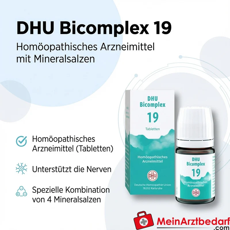 DHU Bicomplex 19 Ammonium phosphoricum D6, Calcium phosphoricum D6, Kalium phosphoricum, Magnesium phosphoricum D6 Tabletten 150 Stück