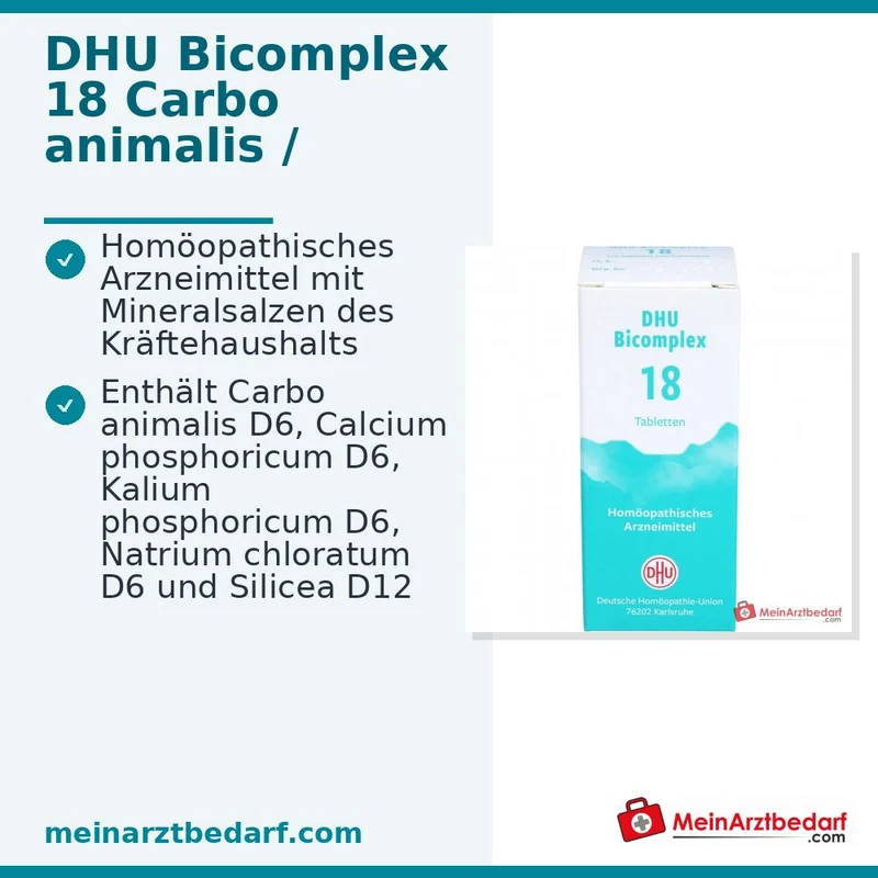 DHU Bicomplex 18 homöopathische Tabletten 150 Stück