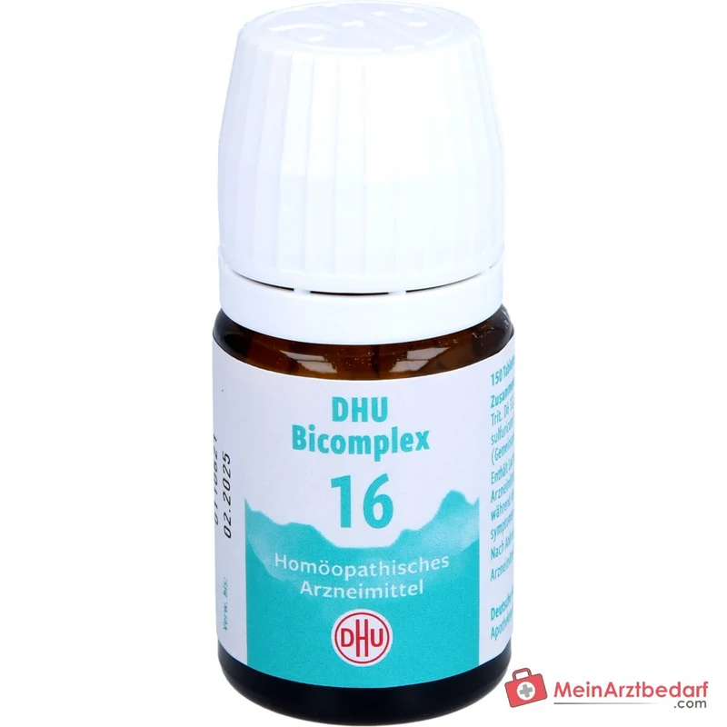 DHU Bicomplex 16 Natrium phosphoricum D6, Natrium sulfuricum D6, Magnesium phosphoricum D6 Tabletten 150 Stück