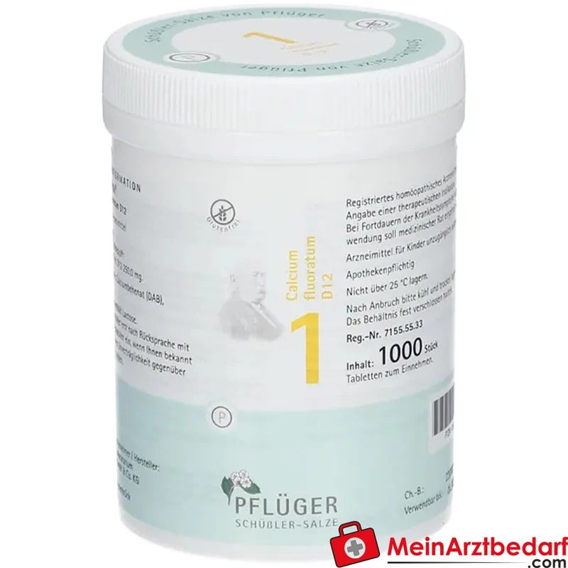 Biochemie Pflüger® Nr. 1 Calcium fluoratum D12 250 mg Tabletten 4000 Stück