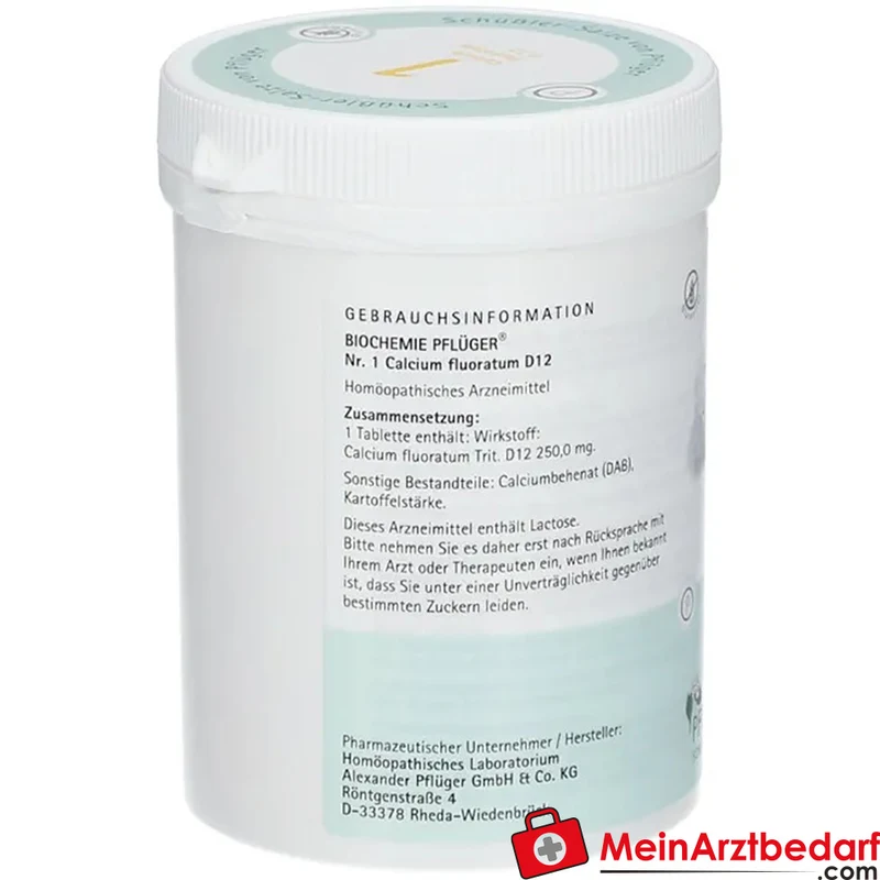 Biochemie Pflüger® Nr. 1 Calcium fluoratum D12 250 mg Tabletten 4000 Stück