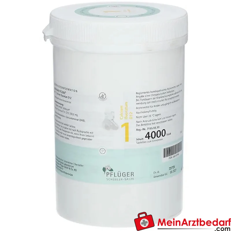 Biochemie Pflüger® Nr. 1 Calcium fluoratum D12 250 mg Tabletten 4000 Stück