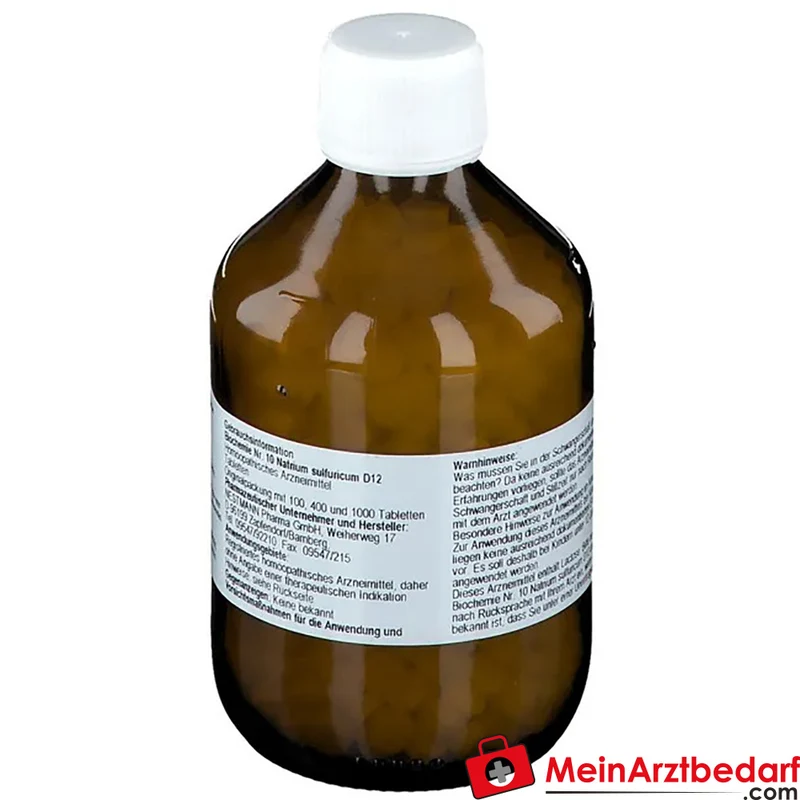 Biochemie 10 Natrium sulfuricum D12 Tabletten 100 Stück