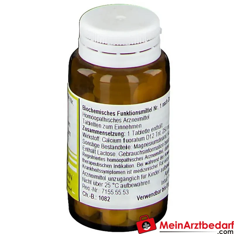 Nestmann Biochemisches Funktionsmittel Nr. 1 Calcium fluoratum D12 Tabletten, 100 St.