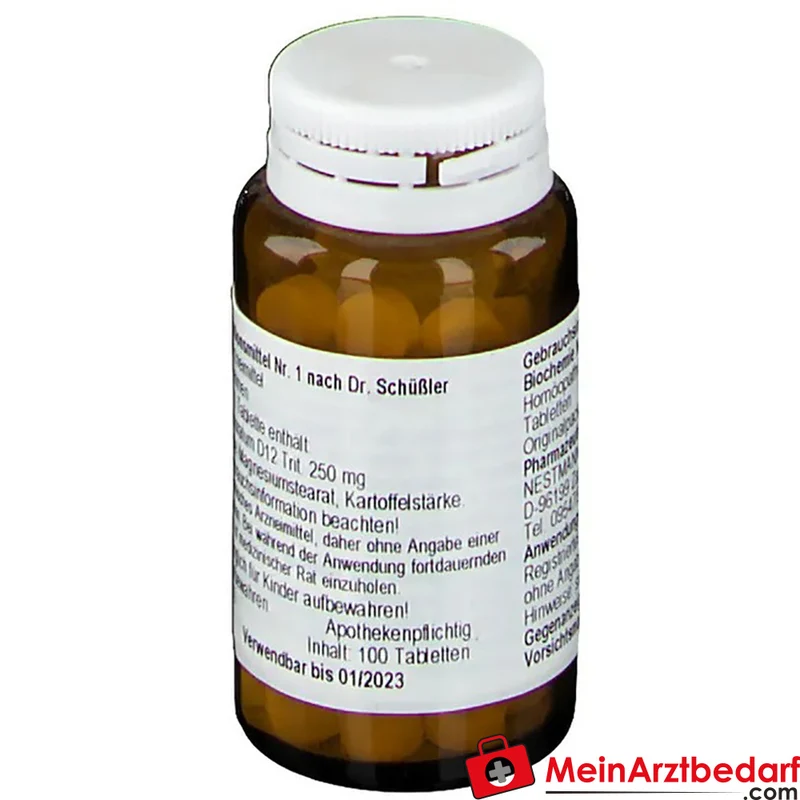 Nestmann Biochemisches Funktionsmittel Nr. 1 Calcium fluoratum D12 Tabletten, 100 St.