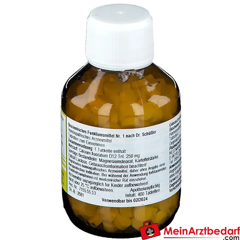 Nestmann Biochemisches Funktionsmittel Nr. 1 Calcium fluoratum D12 Tabletten, 100 St.