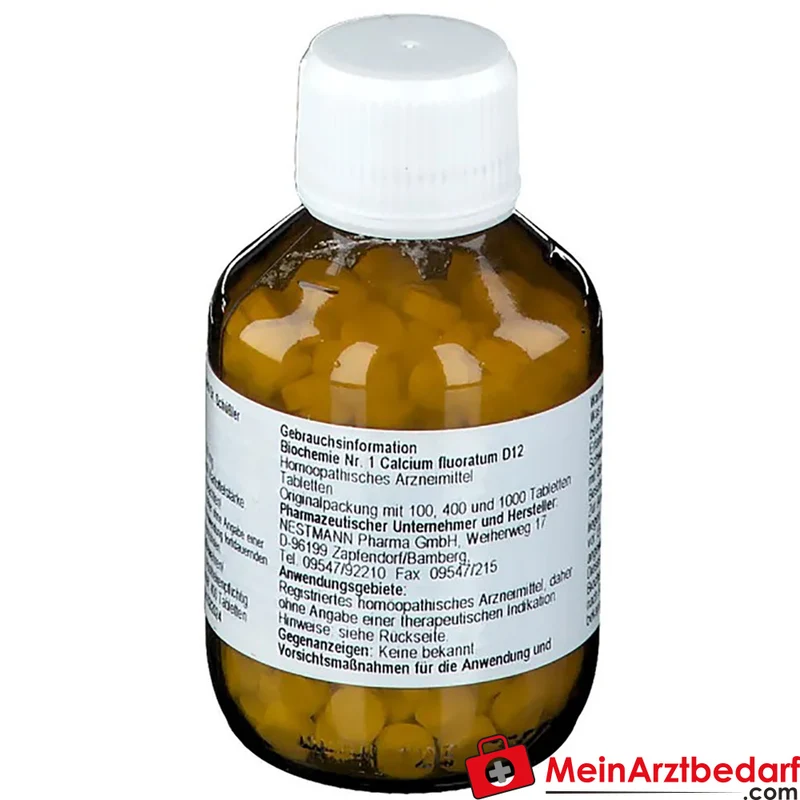 Nestmann Biochemisches Funktionsmittel Nr. 1 Calcium fluoratum D12 Tabletten, 100 St.