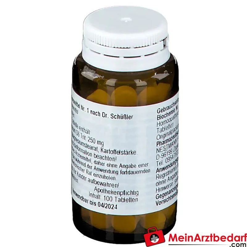 Nestmann Biochemisches Funktionsmittel Nr. 1 Calcium fluoratum D6 Tabletten, 100 St.
