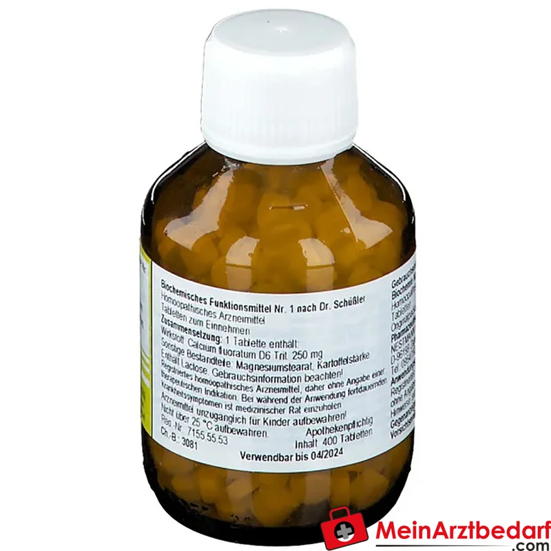 Nestmann Biochemisches Funktionsmittel Nr. 1 Calcium fluoratum D6 Tabletten, 100 St.