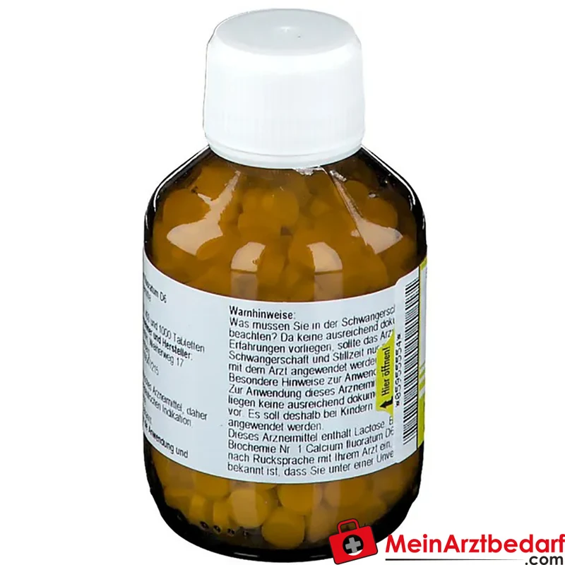 Nestmann Biochemisches Funktionsmittel Nr. 1 Calcium fluoratum D6 Tabletten, 100 St.