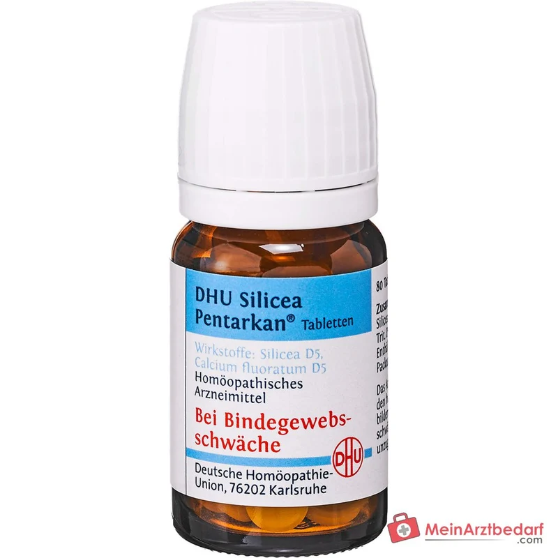 DHU Silicea Pentarkan Silicea / Calcium fluoratum Tabletten, 80 St.