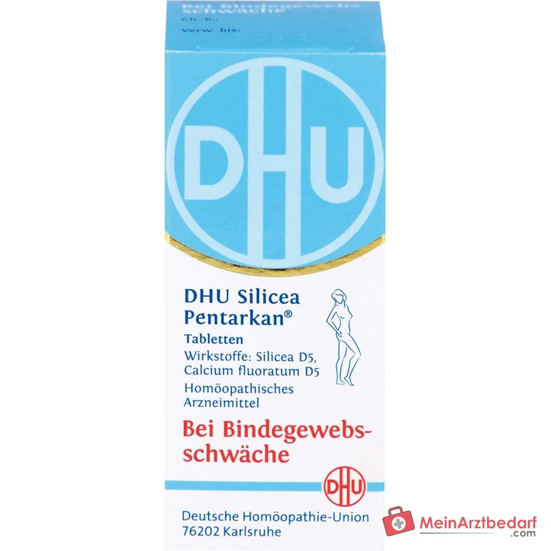 DHU Silicea Pentarkan Silicea / Calcium fluoratum Tabletten, 80 St.