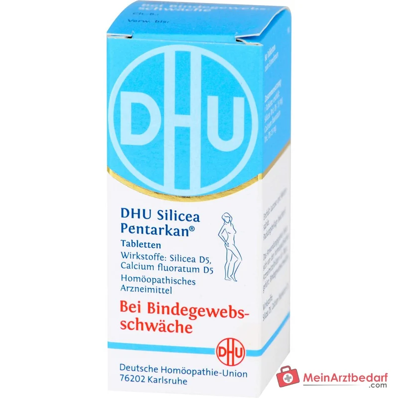 DHU Silicea Pentarkan Silicea / Calcium fluoratum Tabletten, 80 St.