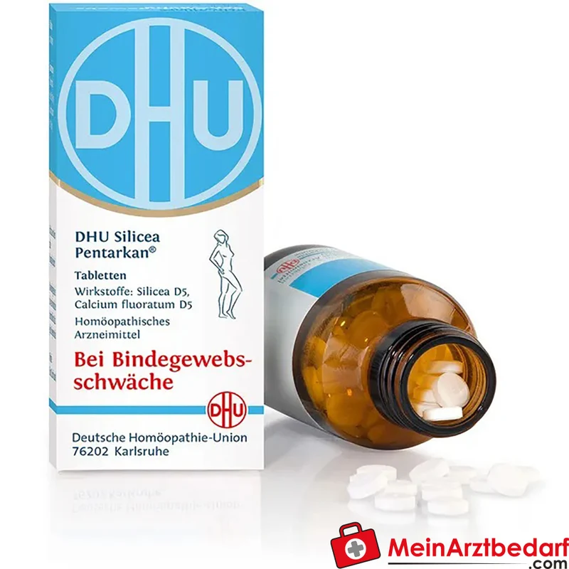 DHU Silicea Pentarkan Silicea / Calcium fluoratum Tabletten, 80 St.