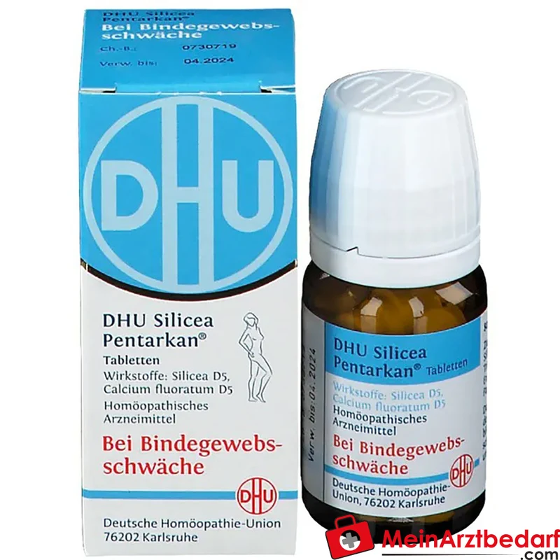 DHU Silicea Pentarkan Silicea / Calcium fluoratum Tabletten, 80 St.