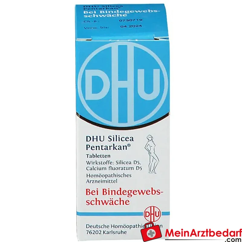 DHU Silicea Pentarkan Silicea / Calcium fluoratum Tabletten, 80 St.