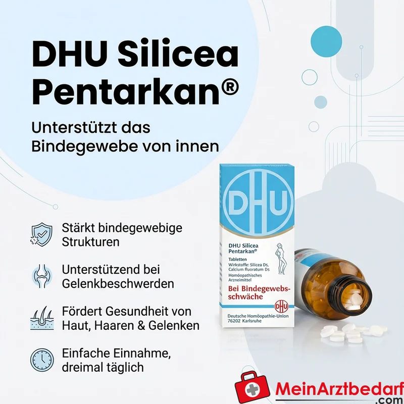 DHU Silicea Pentarkan Silicea / Calcium fluoratum Tabletten, 80 St.