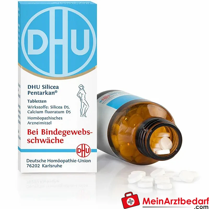 DHU Silicea Pentarkan Silicea / Calcium fluoratum Tabletten, 80 St.