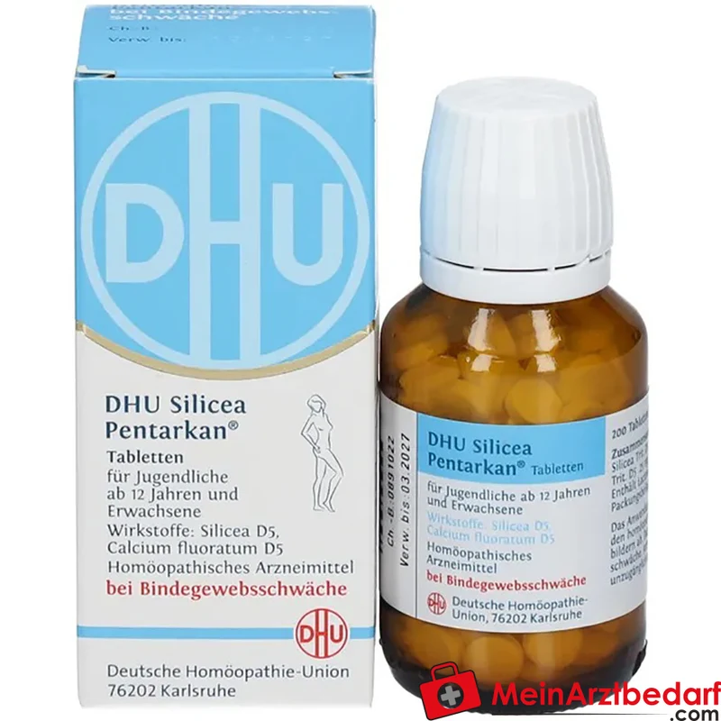 DHU Silicea Pentarkan Silicea / Calcium fluoratum Tabletten, 80 St.