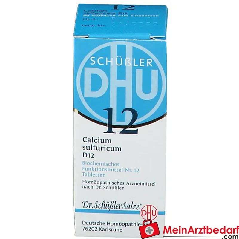DHU Biochemie 12 Calcium sulfuricum D12 250 mg Tabletten
