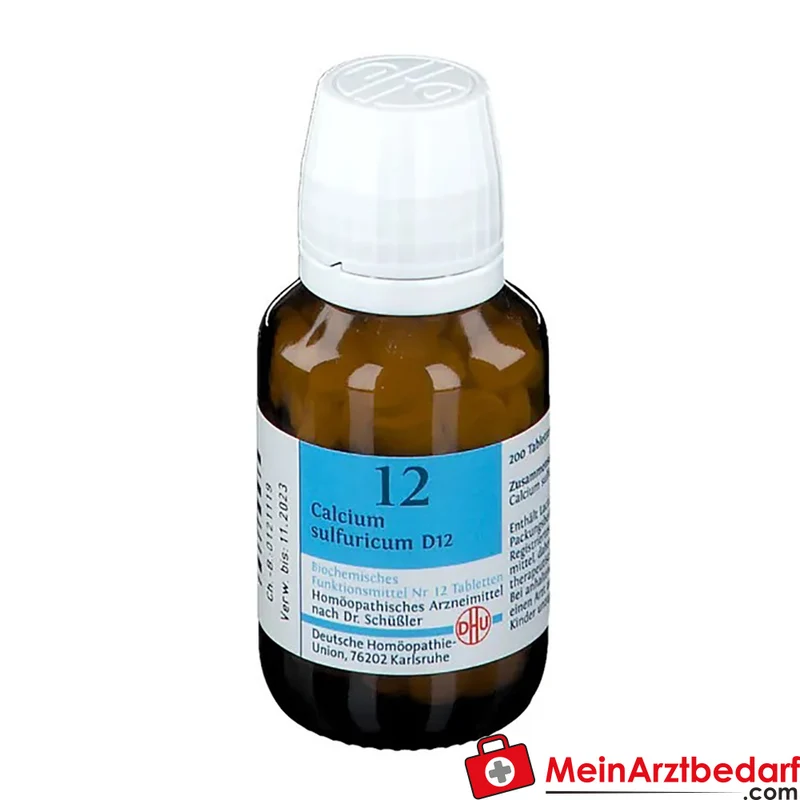 DHU Biochemie 12 Calcium sulfuricum D12 250 mg Tabletten