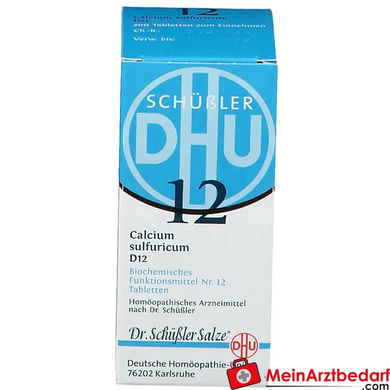 DHU Biochemie 12 Calcium sulfuricum D12 250 mg Tabletten