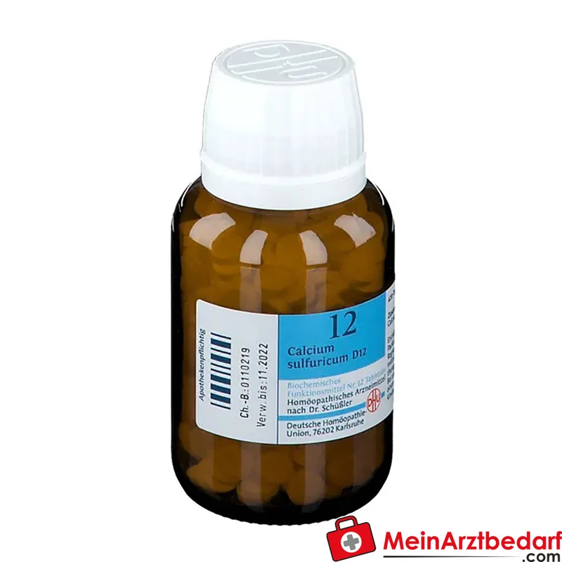 DHU Biochemie 12 Calcium sulfuricum D12 250 mg Tabletten
