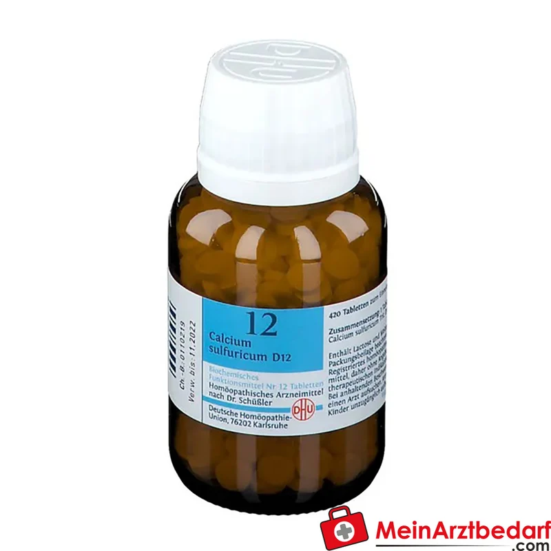 DHU Biochemie 12 Calcium sulfuricum D12 250 mg Tabletten