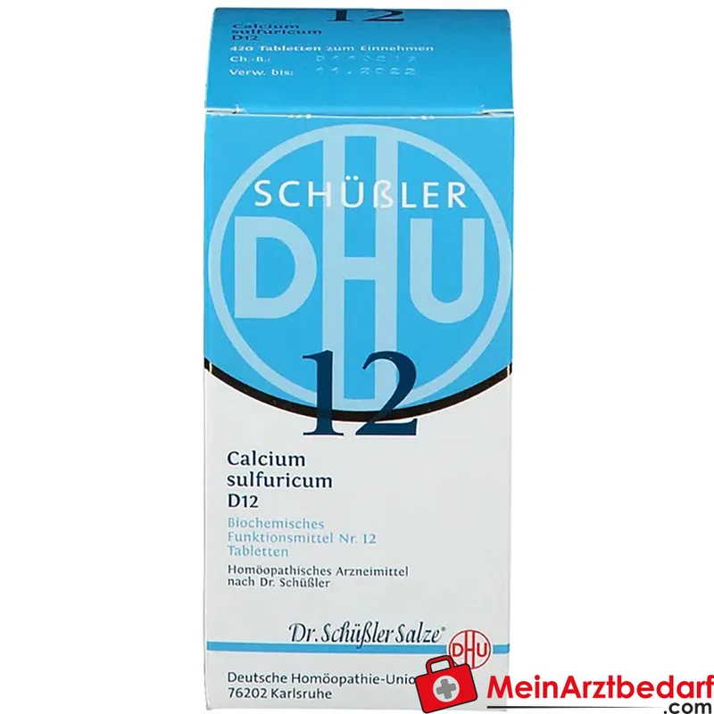 DHU Biochemie 12 Calcium sulfuricum D12 250 mg Tabletten