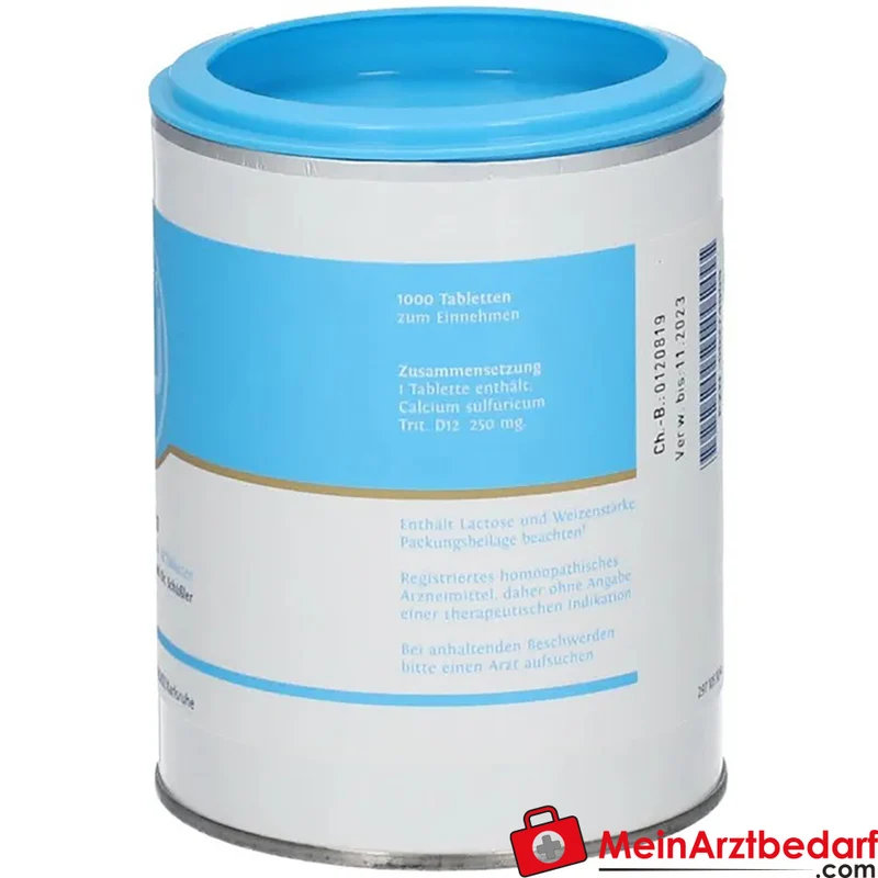 DHU Biochemie 12 Calcium sulfuricum D12 250 mg Tabletten