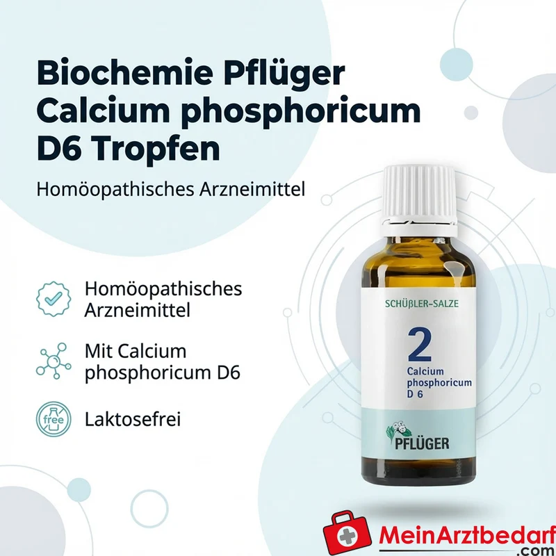 Biochemie Pflüger Calcium phosphoricum D6 Tropfen