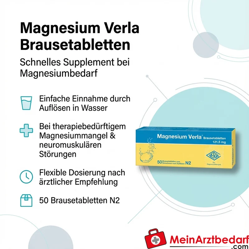 Verla Magnesium Brausetabletten Arzneimittel Brause